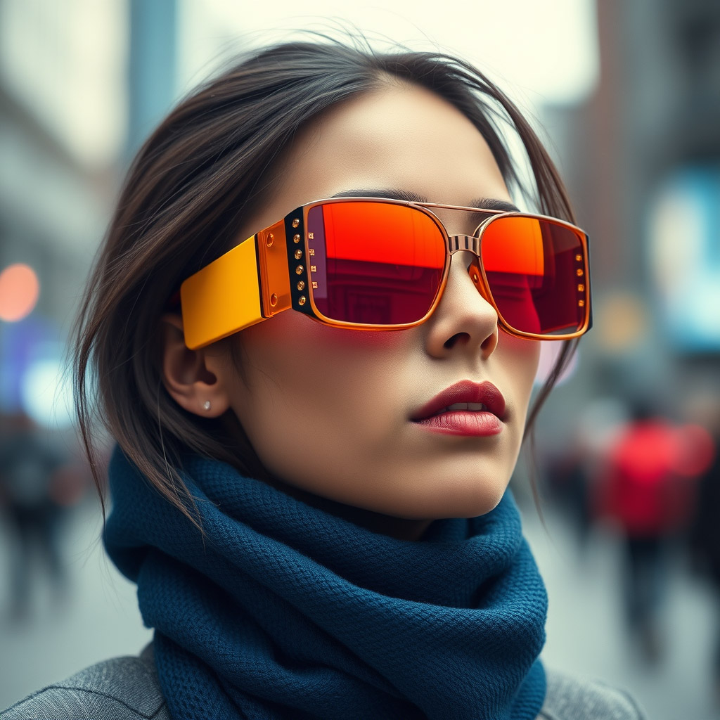 Woman Sunglasses Color Palette 03 AI Generated